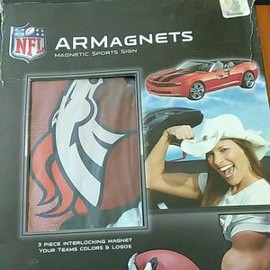 Combo armagnet and banner flag